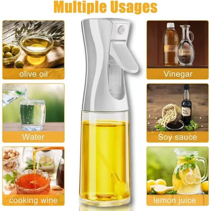 Reusable Olive Oil Spray Bottle – Food-Grade Cooking Oil & Vinegar Dispenser (Mist Sprayer)