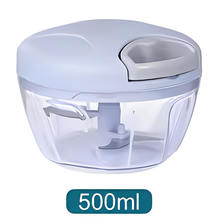 500/900ML Manual Meat Grinder & Garlic Press – Multi-Function Vegetable Chopper for Kitchen