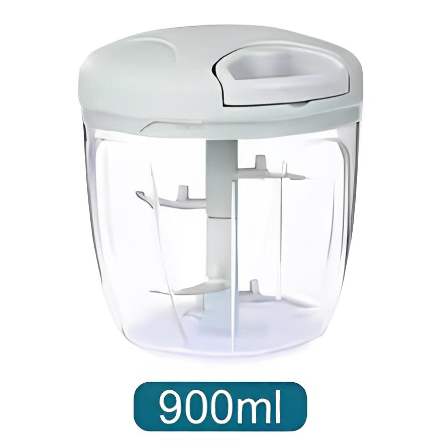 500/900ML Manual Meat Grinder & Garlic Press – Multi-Function Vegetable Chopper for Kitchen