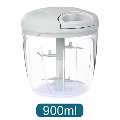 500/900ML Manual Meat Grinder & Garlic Press – Multi-Function Vegetable Chopper for Kitchen