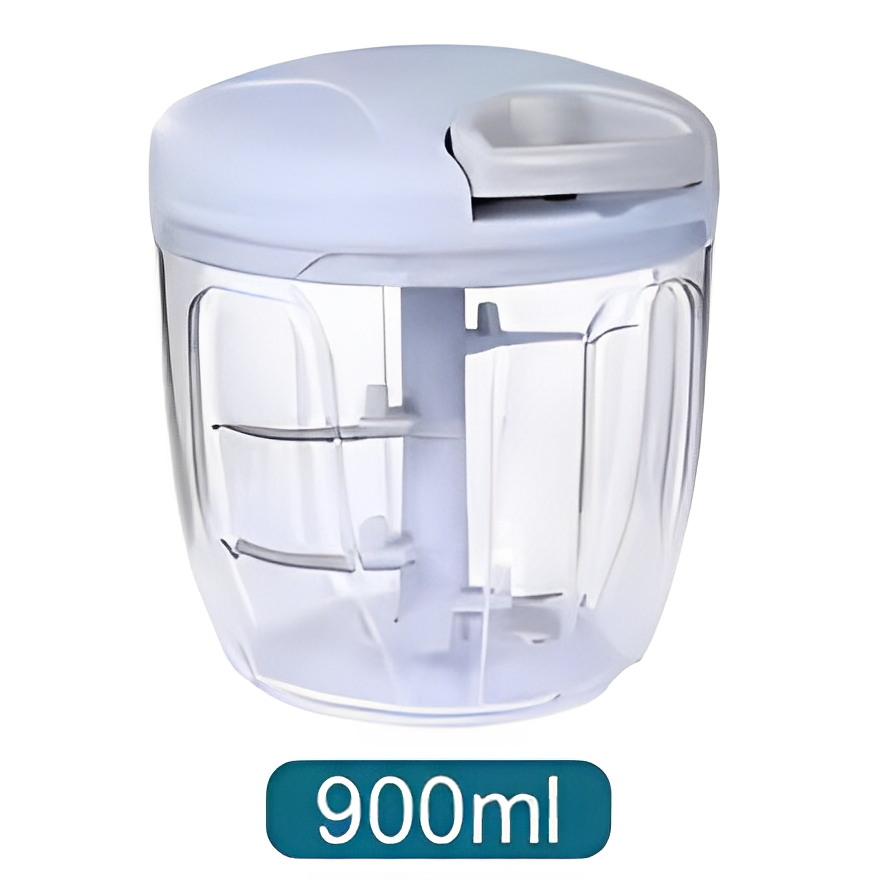 500/900ML Manual Meat Grinder & Garlic Press – Multi-Function Vegetable Chopper for Kitchen